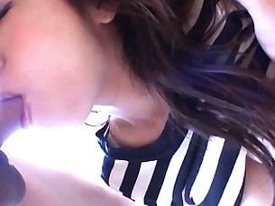 asian,model,showers,sucking,cock